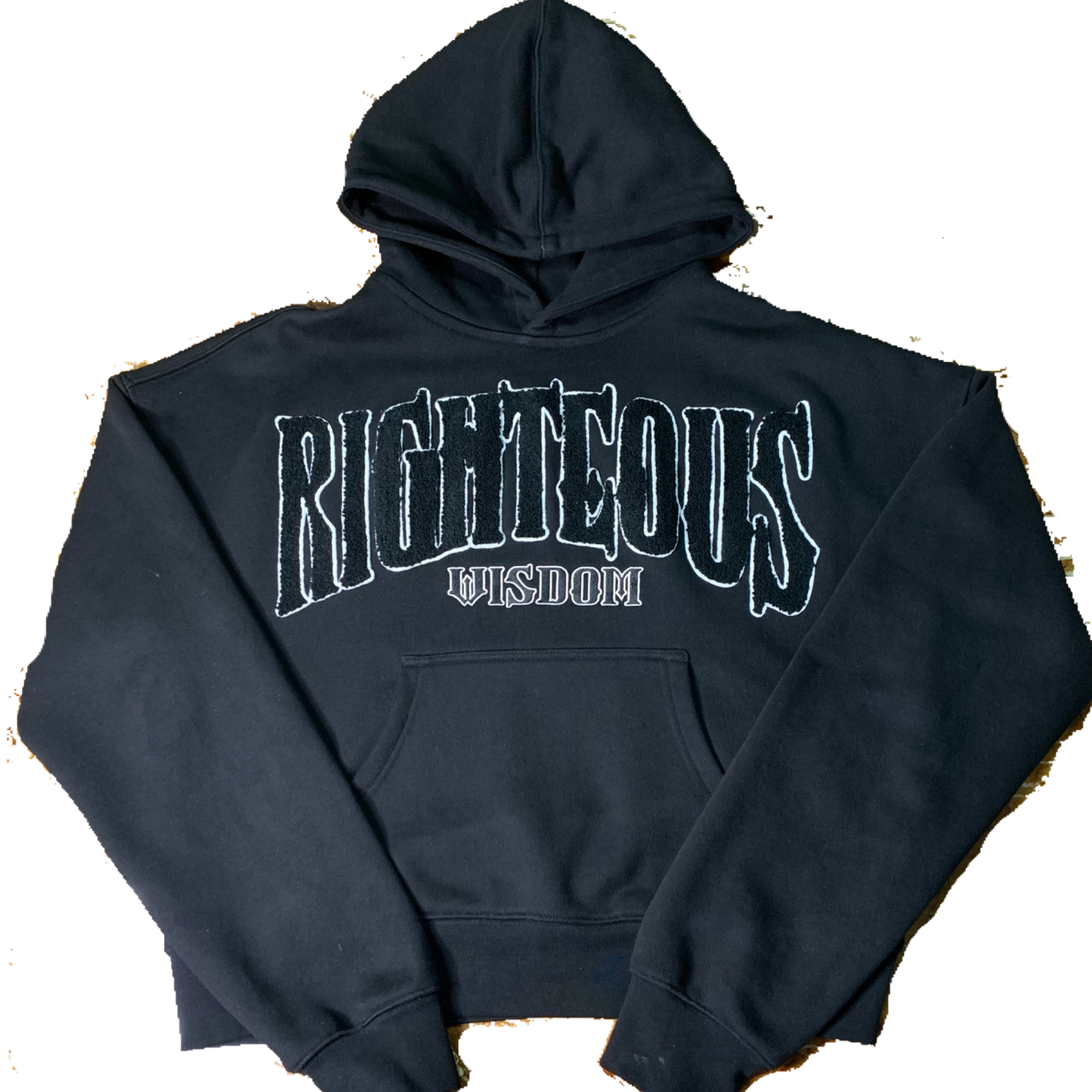 Righteous&Wisdom Hoodie Black (Oversized fit)